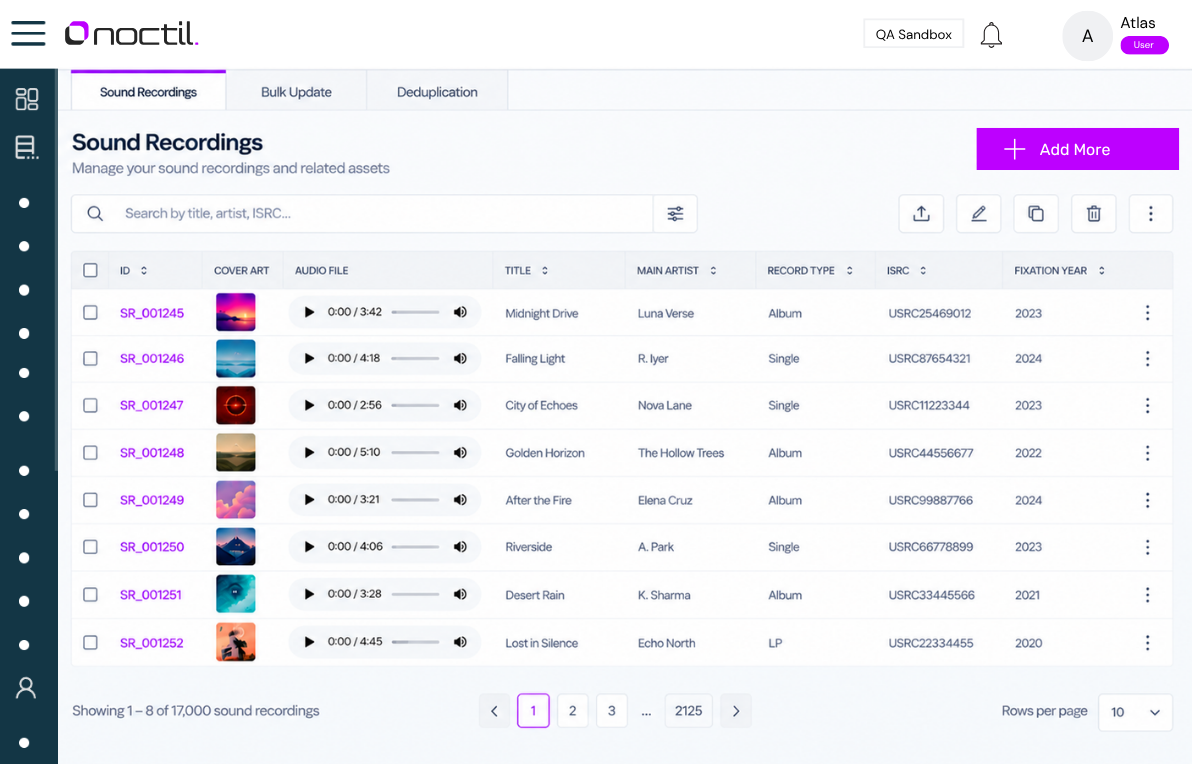 Catalog Data Management